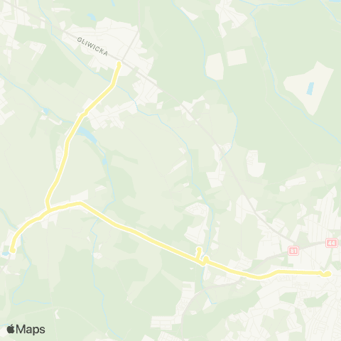 Zarząd Transportu Metropolitalnego GZM Wygoda skrzyżowanie - Mikołów dworzec map