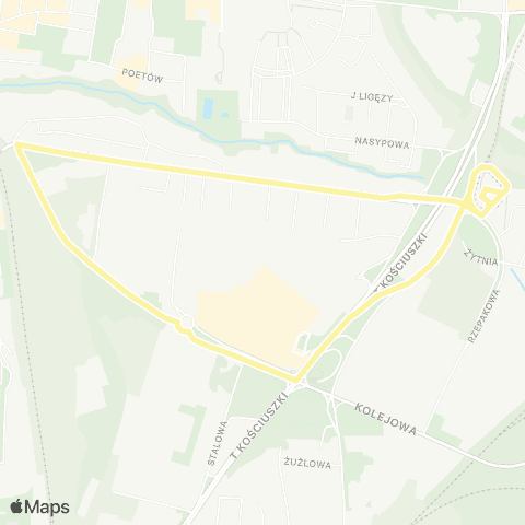 Zarząd Transportu Metropolitalnego GZM Brynów centrum przesiadkowe - Brynów centrum przesiadkowe map