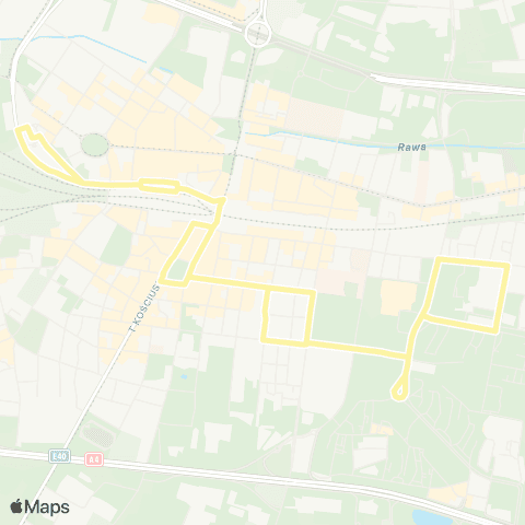 Zarząd Transportu Metropolitalnego GZM Katowice Sądowa - Katowice Sądowa map