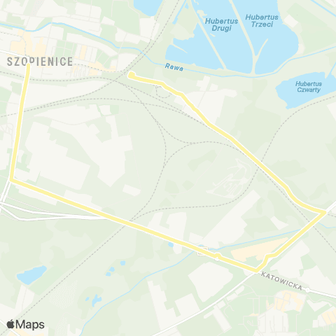 Zarząd Transportu Metropolitalnego GZM Szopienice Kościół - Szopienice wiadukt map