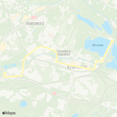 Zarząd Transportu Metropolitalnego GZM Zawodzie centrum przesiadkowe - Szopienice Dolina 5 Stawów map