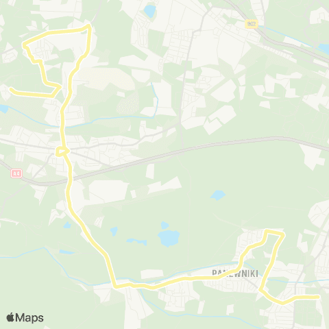 Zarząd Transportu Metropolitalnego GZM Ligota dworzec PKP - Bykowina Grzegorzka map