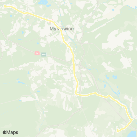 Zarząd Transportu Metropolitalnego GZM Zawodzie centrum przesiadkowe - Golcówka Zpw map