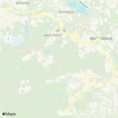 Zarząd Transportu Metropolitalnego GZM Zawodzie centrum przesiadkowe - Wesoła kopalnia map