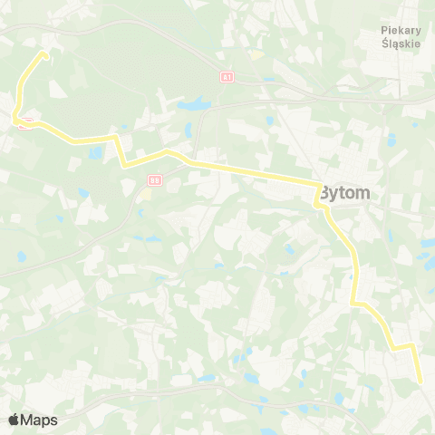 Zarząd Transportu Metropolitalnego GZM Helenka Elzab - Chorzów muzeum Hutnictwa map