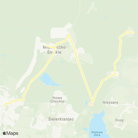 Zarząd Transportu Metropolitalnego GZM Tarnowskie Góry dworzec - Bibiela pętla map