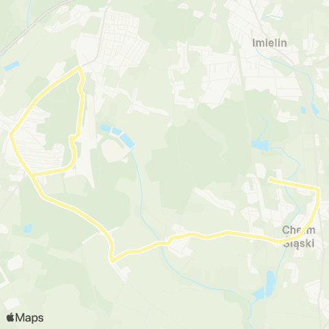 Zarząd Transportu Metropolitalnego GZM Chełm Śląski Fawent - Chełm Śląski Fawent map