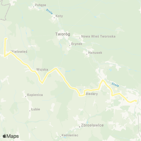 Zarząd Transportu Metropolitalnego GZM Tarnowskie Góry dworzec - Wielowieś centrum przesiadkowe map