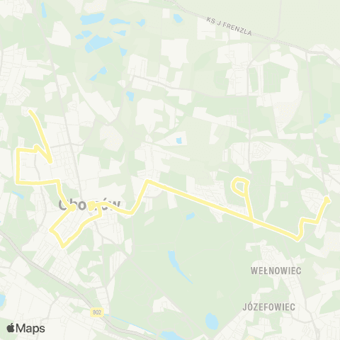 Zarząd Transportu Metropolitalnego GZM Siemianowice plac Skargi - Chorzów Oswaldów map