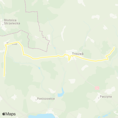 Zarząd Transportu Metropolitalnego GZM Proboszczowice - Zacharzowice Kościół map