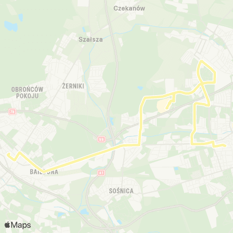 Zarząd Transportu Metropolitalnego GZM Zabrze Goethego - Gliwice centrum przesiadkowe map