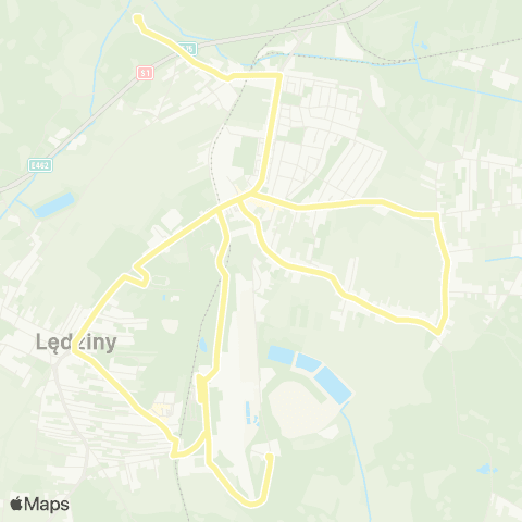 Zarząd Transportu Metropolitalnego GZM Ławki pętla - Ławki pętla map