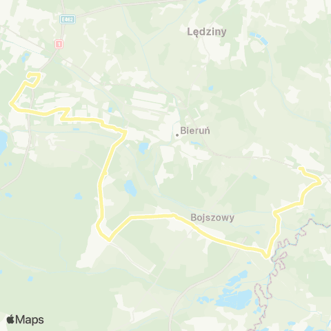 Zarząd Transportu Metropolitalnego GZM Tychy szpital Wojewódzki - Bieruń Kwk Piast map