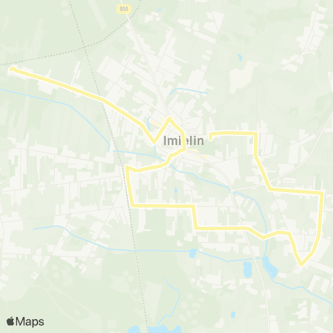 Zarząd Transportu Metropolitalnego GZM Imielin szkoła Nr 1 - Stara Gać Boisko map