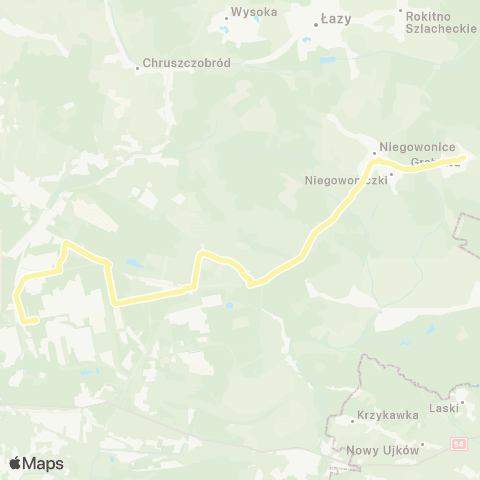 Zarząd Transportu Metropolitalnego GZM Tworzeń Huta Katowice - Grabowa pętla map