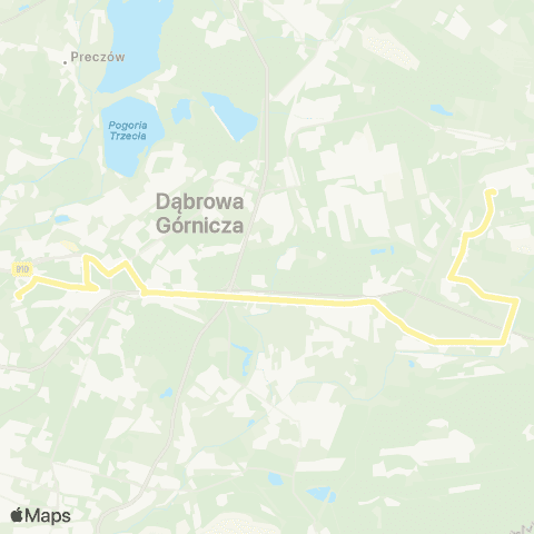 Zarząd Transportu Metropolitalnego GZM Mydlice pętla - Strzemieszyce Małe Koksownia Przyjaźń map