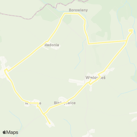 Zarząd Transportu Metropolitalnego GZM Wielowieś centrum przesiadkowe - Wielowieś centrum przesiadkowe map