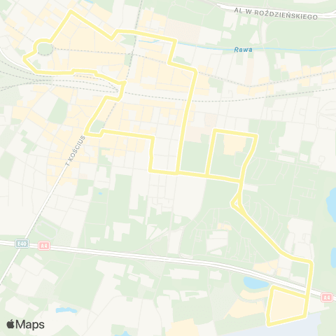 Zarząd Transportu Metropolitalnego GZM Osiedle Paderewskiego Trzy Stawy - osiedle Paderewskiego Trzy Stawy map