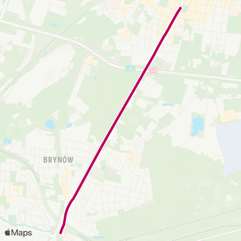 Zarząd Transportu Metropolitalnego GZM Brynów Centrum Przesiadkowe — Katowice Plac Miarki map
