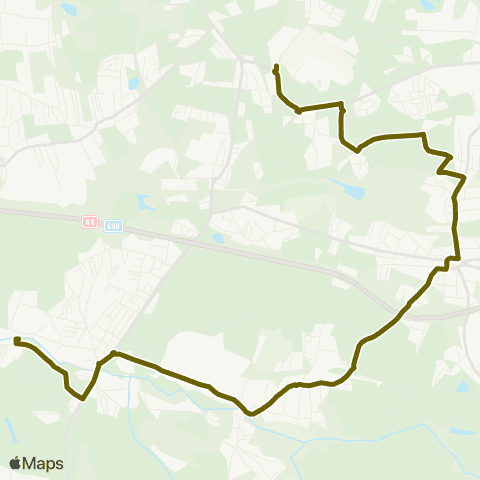 Zarząd Transportu Metropolitalnego GZM Wirek Kopalnia Pokój — Halemba Pętla map