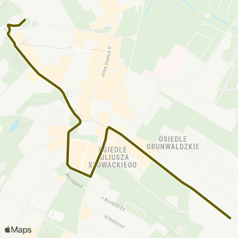 Zarząd Transportu Metropolitalnego GZM Mikołów Dworzec — Mikołów Krakowska map
