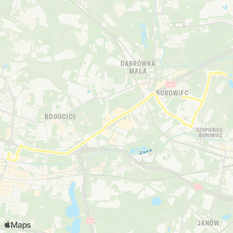 Zarząd Transportu Metropolitalnego GZM Katowice Aleja Korfantego - Borki Pętla map