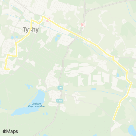 Zarząd Transportu Metropolitalnego GZM Żwaków Cmentarz - Tychy Barwna Cmentarz map