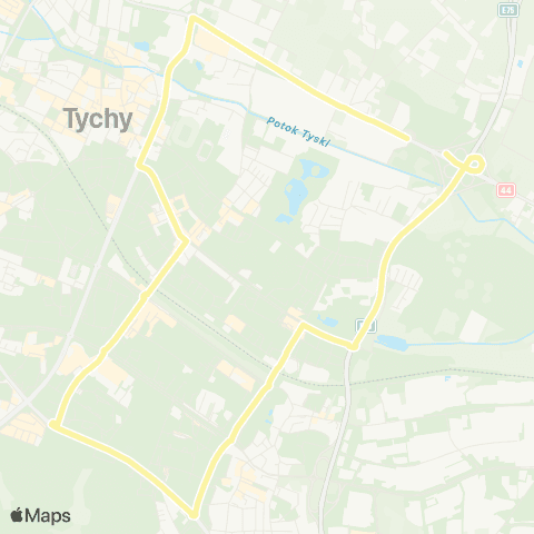 Zarząd Transportu Metropolitalnego GZM Wartogłowiec Cmentarz - Wartogłowiec Cmentarz map