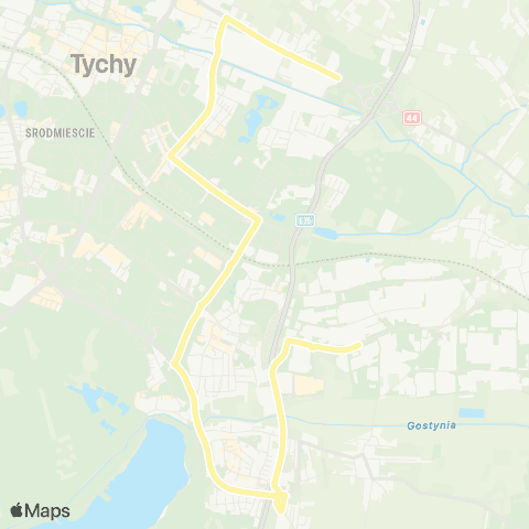 Zarząd Transportu Metropolitalnego GZM Wartogłowiec Cmentarz - Wartogłowiec Cmentarz map
