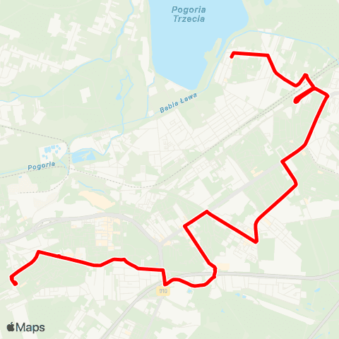 Zarząd Transportu Metropolitalnego GZM Mydlice Pętla - Łęknice Pogoria III map