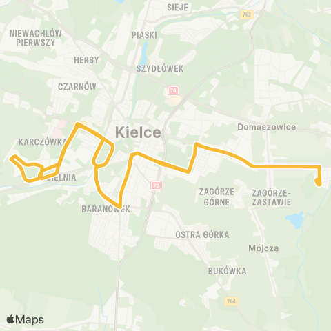 ZTM Kielce  map