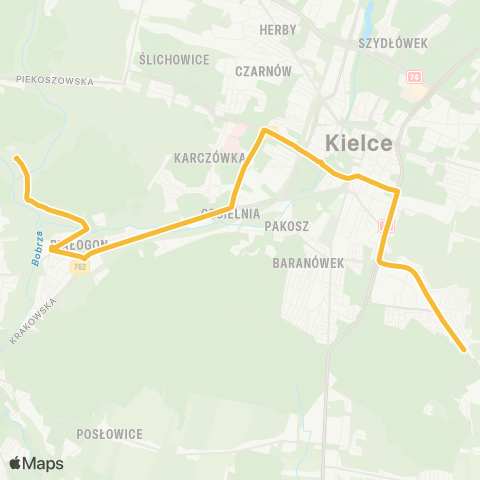 ZTM Kielce  map