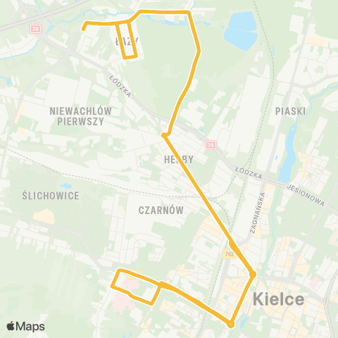 ZTM Kielce  map