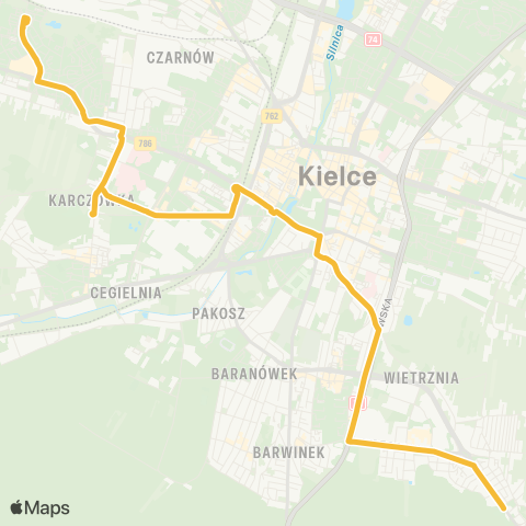 ZTM Kielce  map