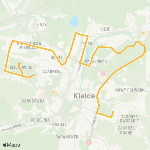 ZTM Kielce  map