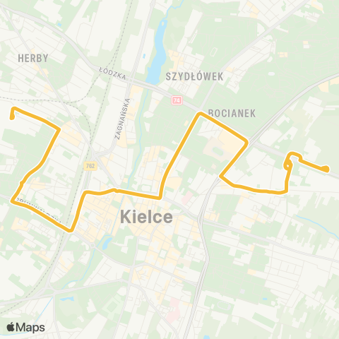 ZTM Kielce  map