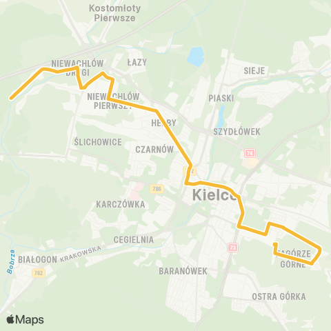 ZTM Kielce  map