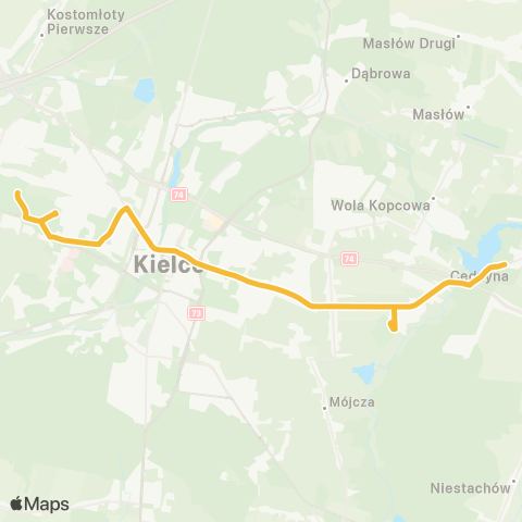 ZTM Kielce  map