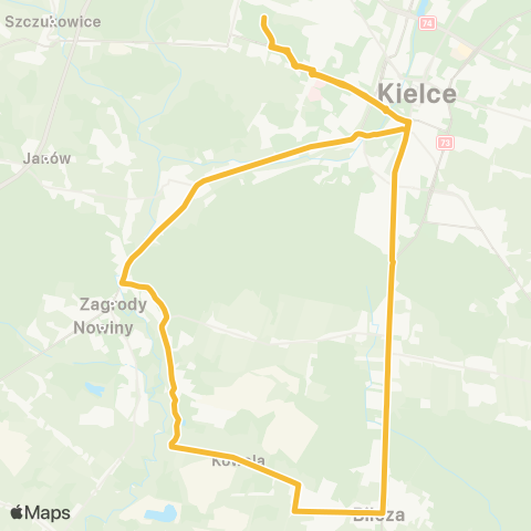 ZTM Kielce  map