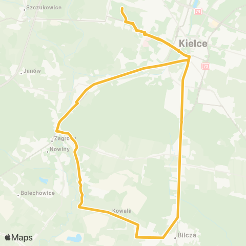 ZTM Kielce  map