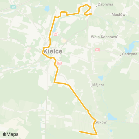 ZTM Kielce  map