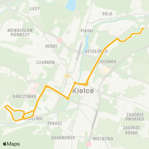 ZTM Kielce  map