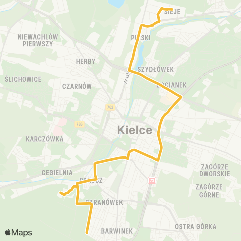 ZTM Kielce  map