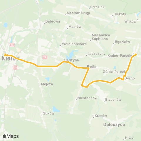 ZTM Kielce  map