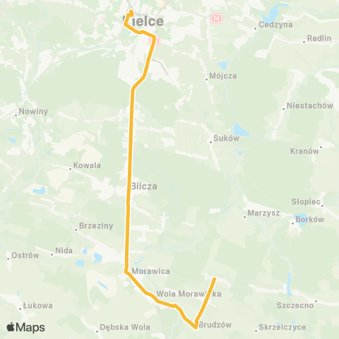 ZTM Kielce  map