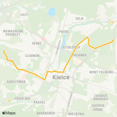 ZTM Kielce  map