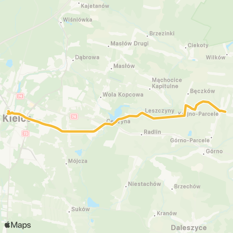 ZTM Kielce  map