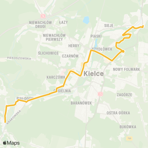 ZTM Kielce  map
