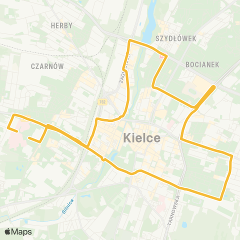 ZTM Kielce  map