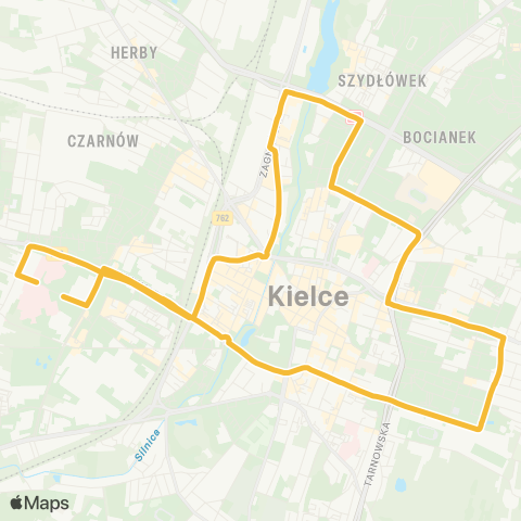 ZTM Kielce  map